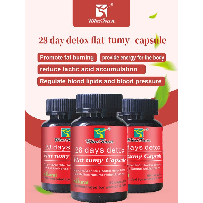 Slimming Capsule - Best 28day Detox Fit Flat Belly Natural Weight Loss Pills