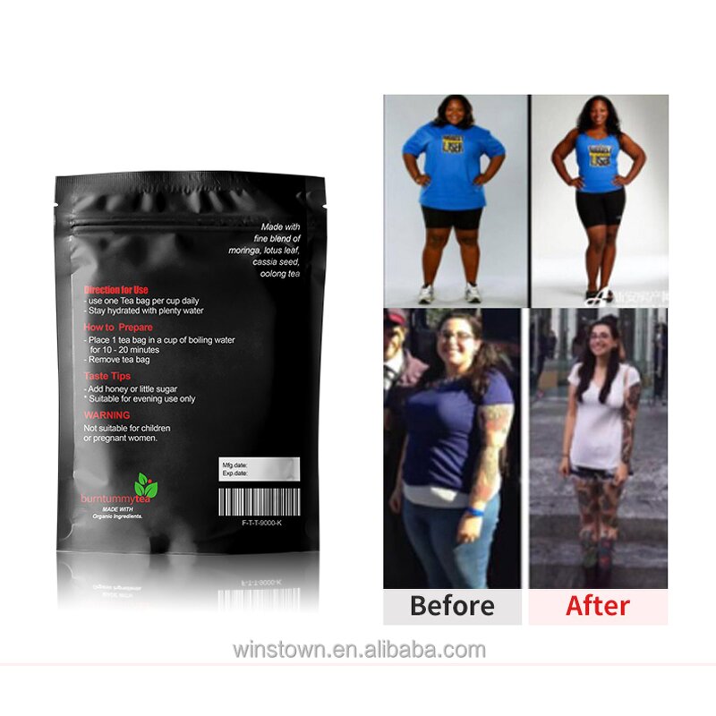 Moringa Slimming Tea - Vanwin ISO Certified Herbal Adult Tummy Fat Burn