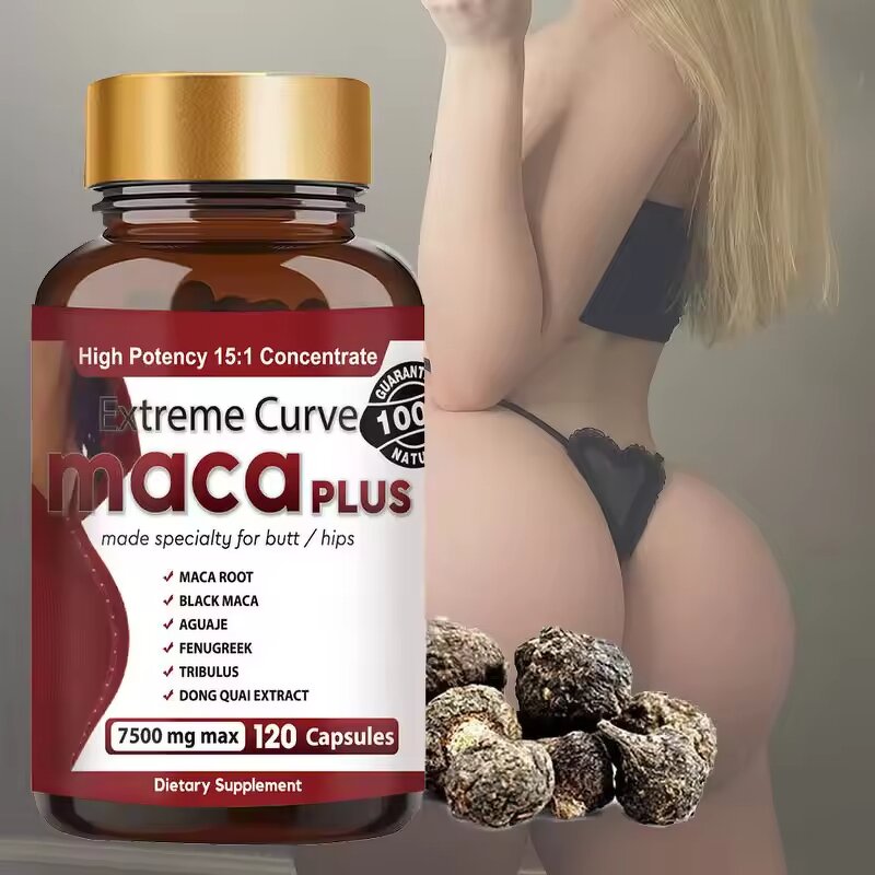 Butt Enhancement Pills - Vanwin Black Maca Hips Enlargement BBL Curves