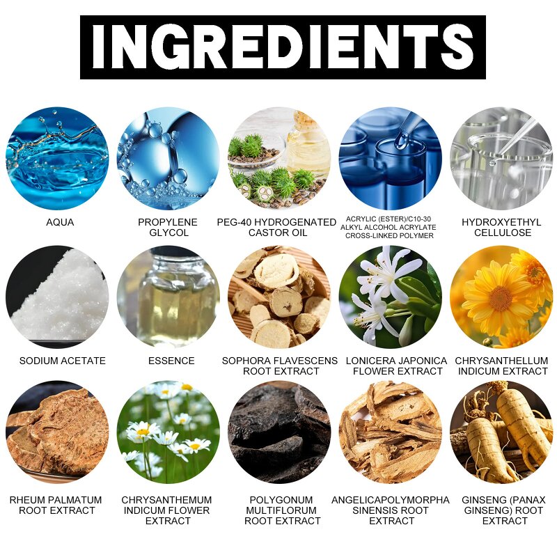 3 in 1 Hair Dye Shampoo - 100ml Instant Black Color DIY Herbal Coloring Care