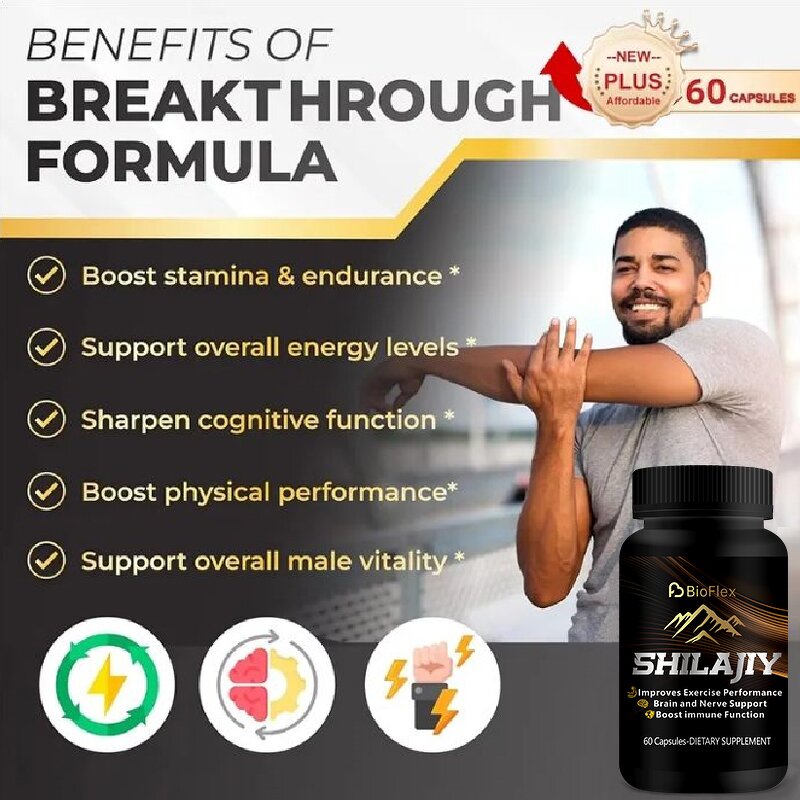 Ashwagandha Shilajit Capsules - Wholesale OEM Private Label Men Herbal Supplement