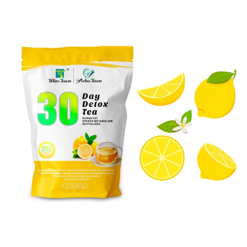 30-Day Detox Slim Tea - Organic Lemon Grass Adult Weight Loss Box