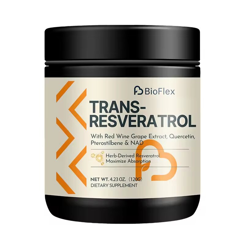 NAD Resveratrol Powder - 4000mg Sugar Free Herb-Derived Quercetin Antioxidant