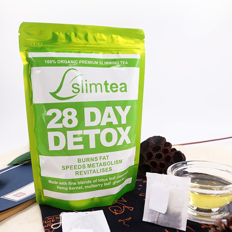28 Day Green Slimming Tea - 100% Organic Adult Weight Loss Detox Box