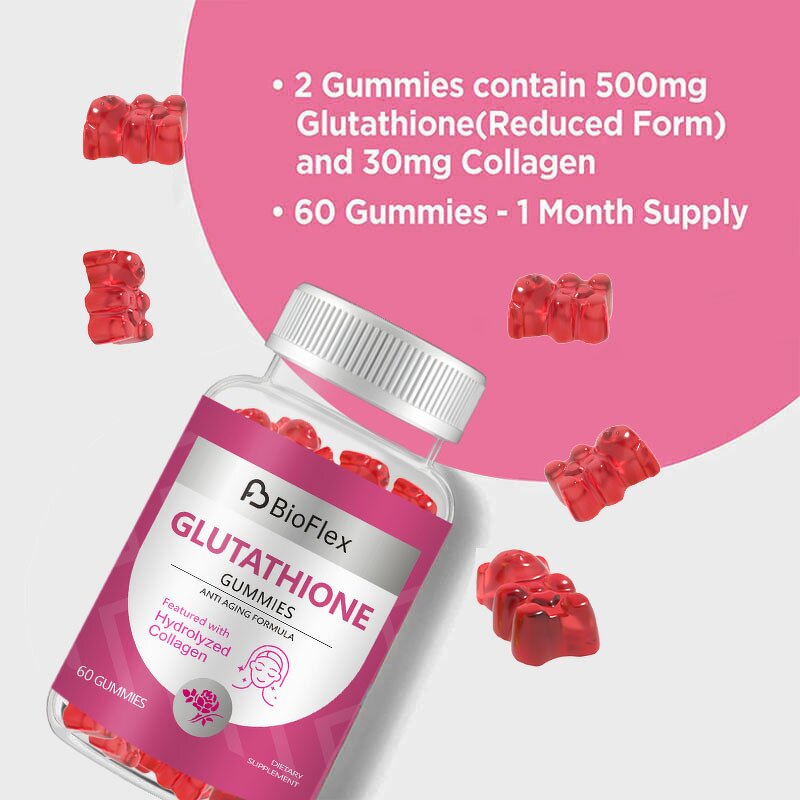 Glutathione Collagen Gummies - Vanwin OEM/ODM Nature Glow Skin Whitening