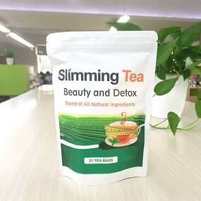 Beauty Detox Slimming Tea - 100% Organic Herbal Plant Extract Box Packaging