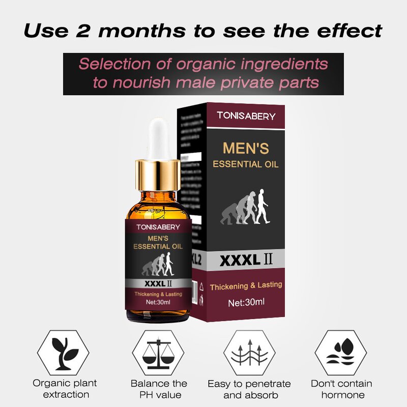 XXL Penis Enlargement Oil - Thickening Massage Herbal Big Long Men Oil