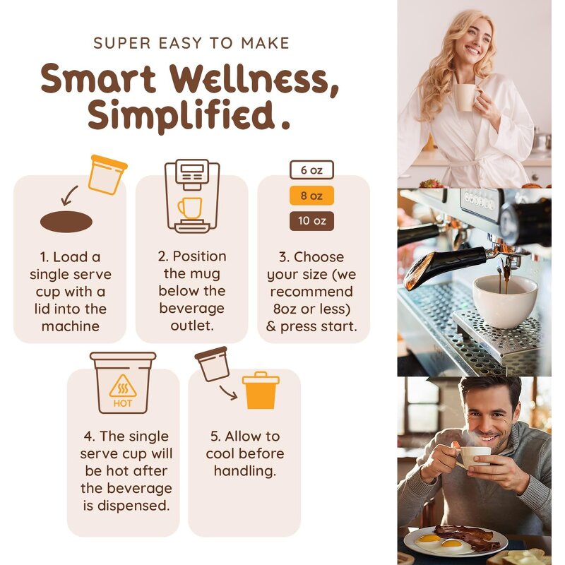 Vegan Mushroom Coffee - Vanwin Hot Custom Formula Focus Adults Supplement