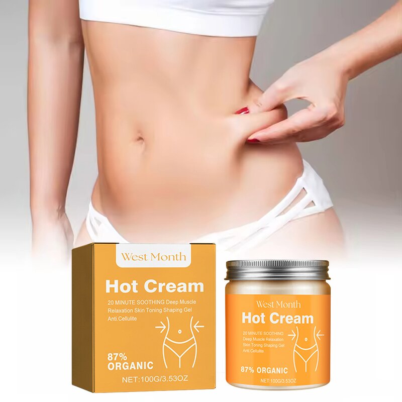 Vegan Hot Slimming Cream - ODM OEM Natural Anti-Cellulite Fat Burning Firming