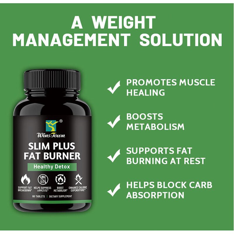 Detox Slim Plus Tablets - Private Label Natural Weight Loss Capsule Custom Fit