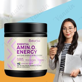 Amino Energy Pre-Workout - Private Label Essential Amino Acids Men Women