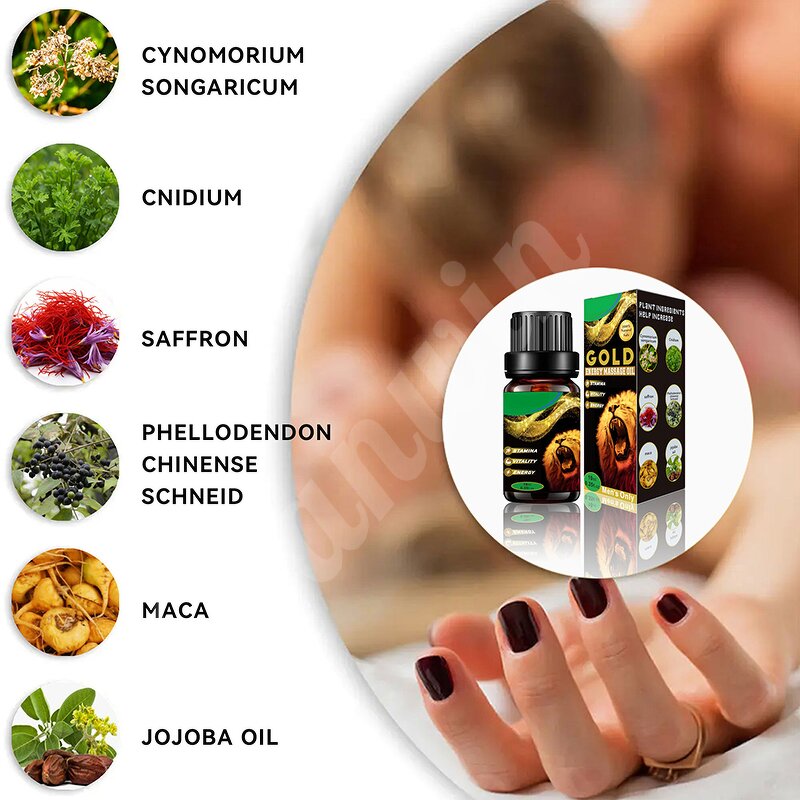 XL Men's Massage Oil - RTS Safe Nourishing Repairing Max Man Pennis Enlarge