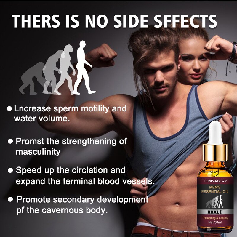 XXL Penis Enlargement Oil - Thickening Massage Herbal Big Long Men Oil