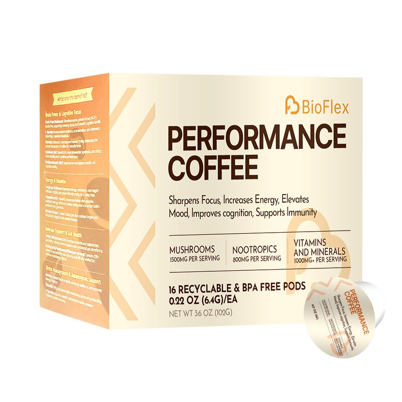 Vegan Mushroom Coffee - Vanwin Hot Custom Formula Focus Adults Supplement