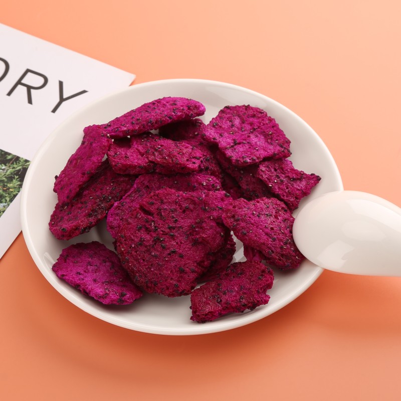 Dragon Fruit Manufacturer - Freeze Dried Pitaya Slice Powder