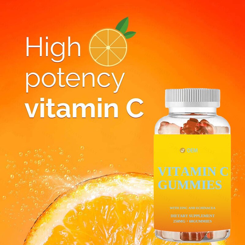 Vitamin C Gummies Manufacturer - OEM Adult Dietary Candy for Children