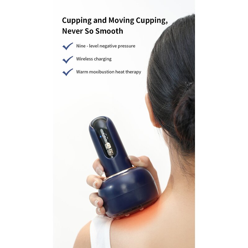 Gua Sha Tool Manufacturer - Intelligent Heating Facial Whole Body Cupping Massage