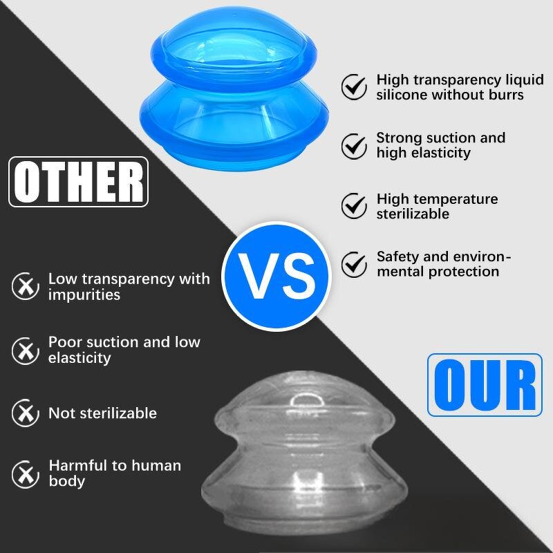 Cupping Set Manufacturer - Portable Glass Suction Strength for Body Relaxation