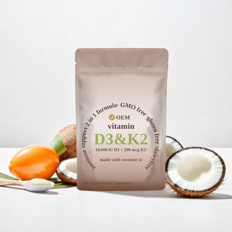 Vitamin D3 K2 Softgels Manufacturer - Private Label Daily Dietary Supplement