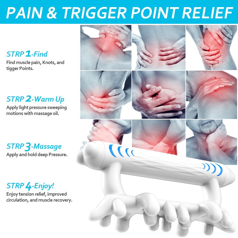 Fascia Stick Manufacturer - Yoga Muscle Fitness Massager for Shoulder Neck Leg