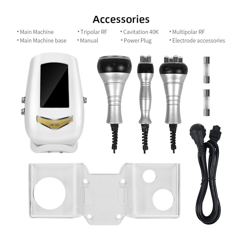 Cavitation Machine Manufacturer - 3-in-1 Beauty Instrument 40K Facial Slimming