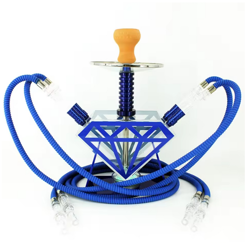Hookah Set Manufacturer - Portable with LED Lights Acrylic Diamond Luxury