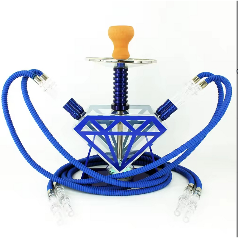 Hookah Set Manufacturer - Portable with LED Lights Acrylic Diamond Luxury