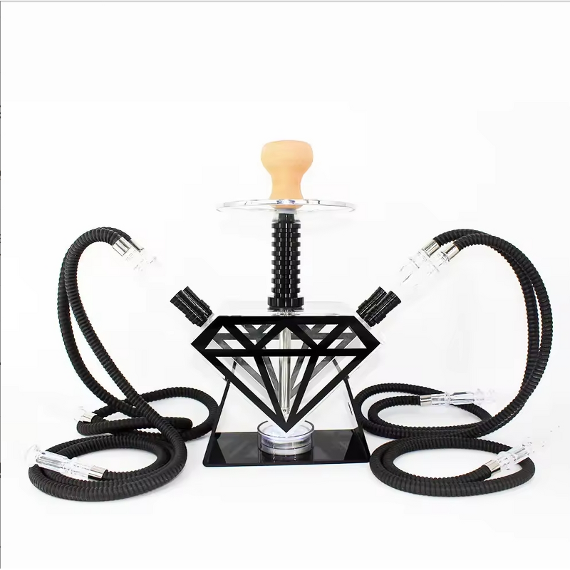 Hookah Set Manufacturer - Medium Portable Plastic Hubbly Glass Bowl Eco-friendly