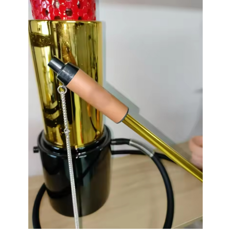 Hookah Mouth Tips Manufacturer - Portable with Chain Reusable Multi-Color Leather