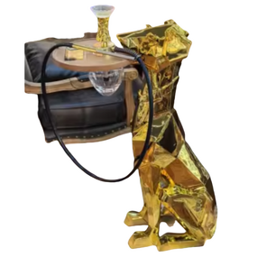 Resin Shisha Set Manufacturer - Large Dog Shaped Hookah Statue