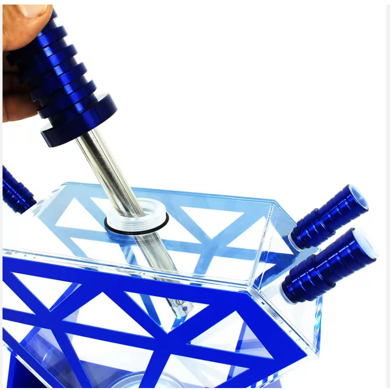 Hookah Set Manufacturer - Medium Portable Plastic Hubbly Glass Bowl Eco-friendly