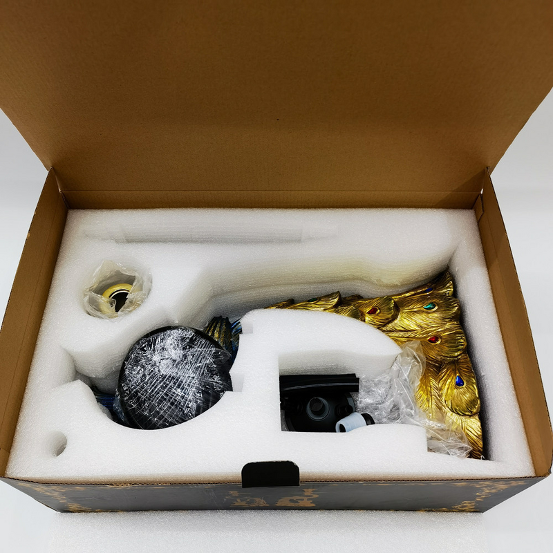 Hookah Set Manufacturer - Luxury Aluminum Resin Lacquer Free Type Peacock with LED