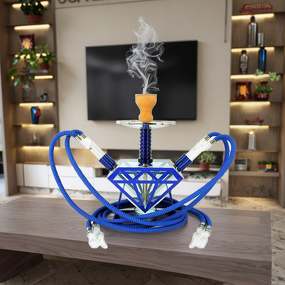 Hookah Set Manufacturer - Medium Portable Plastic Hubbly Glass Bowl Eco-friendly