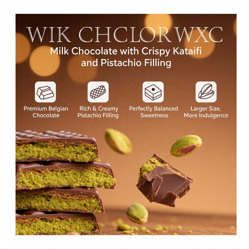 Pistachio Butter Spread - 100% Pure with Dubai Chocolate Jar Packaging