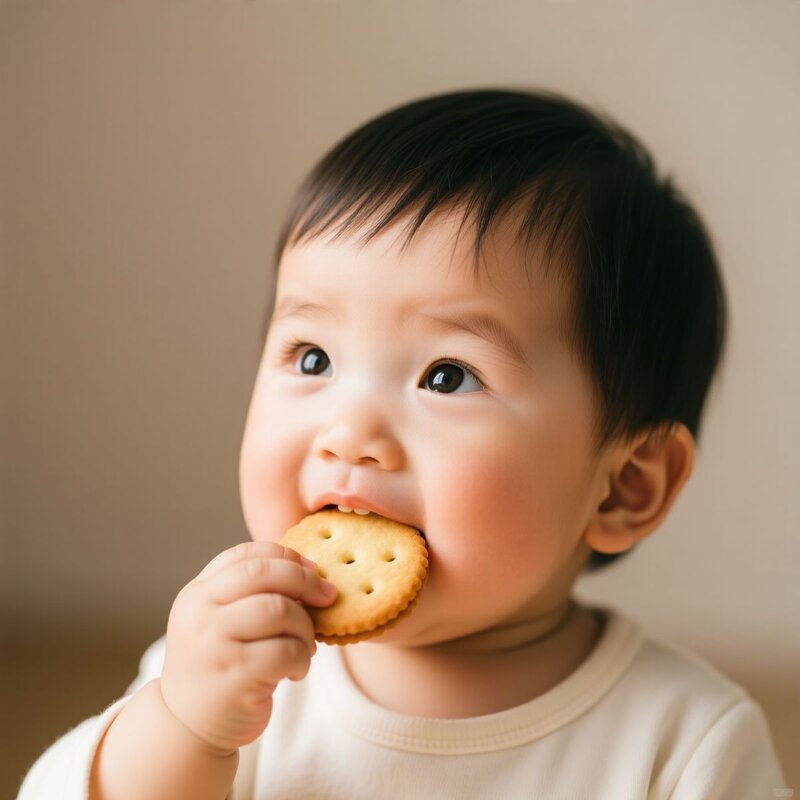 Organic Teething Wafers - Free Sample First Food Pouches 12 Count Pack of 3