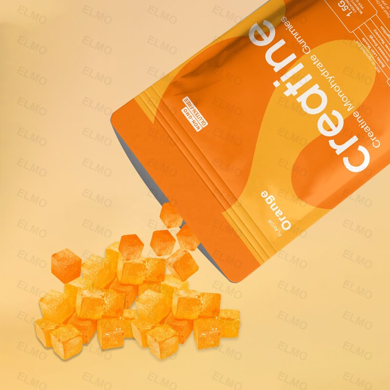 Creatine Monohydrate Gummies - 90 Count Vegan Non-GMO 1.5g Focus Strength Endurance