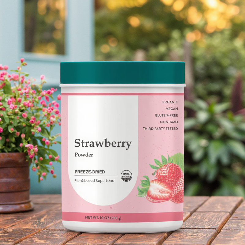Freeze Dried Strawberry Powder - Wholesale High Quality Factory Supply Bulk Superfood