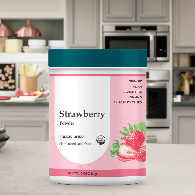 Freeze Dried Strawberry Powder - Wholesale High Quality Factory Supply Bulk Superfood