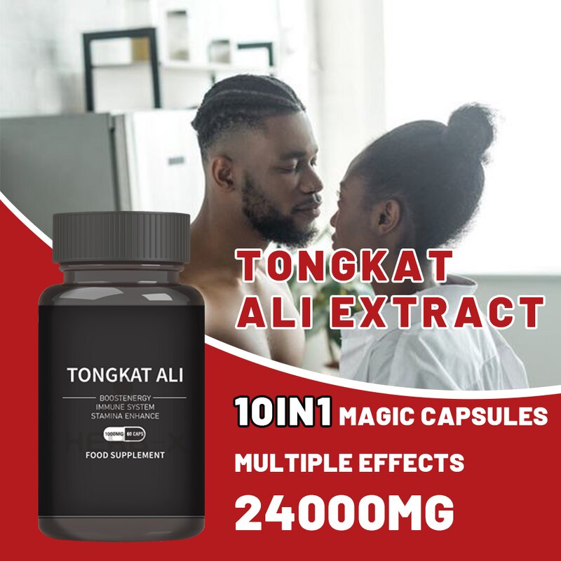 X-POWER-MEN Capsules - Tongkat Ali Eurycoma Longifolia Root Powder Longjack Supplement