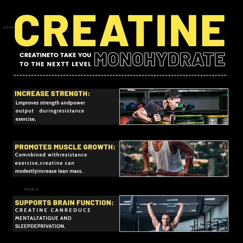 Creatine Monohydrate Supplements - Pure Powder Gummies Capsules Wholesale OEM Supply