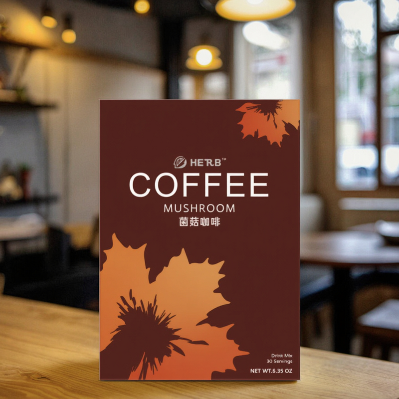 Mushroom Coffee Blend - Custom Flavor Multiple Fungi Brain Focus Natural Energy