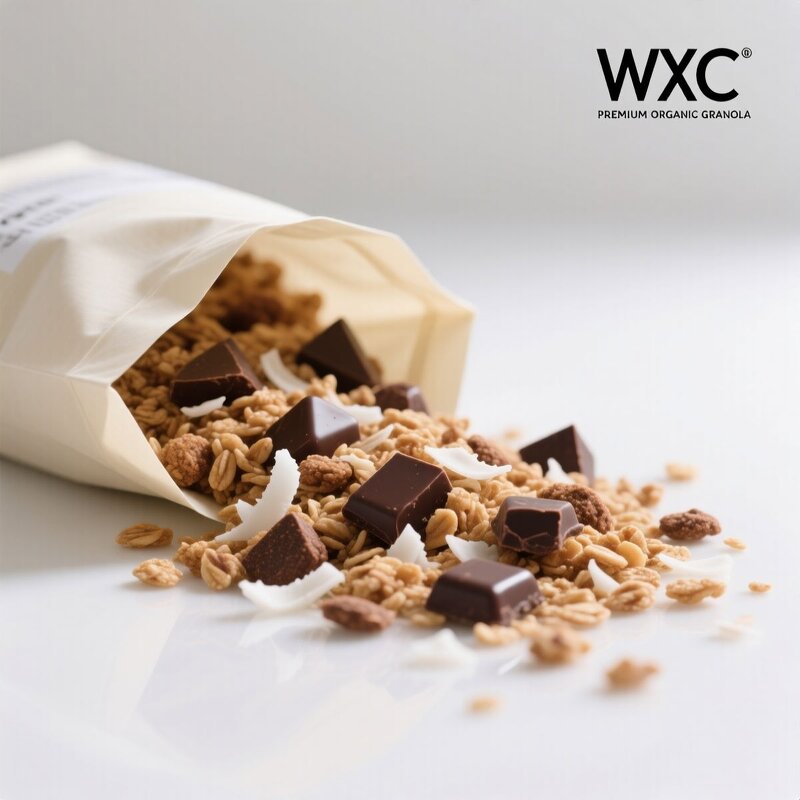 Dark Chocolate Coconut Granola - Free Sample Organic Non-GMO Fair Trade Whole Grain