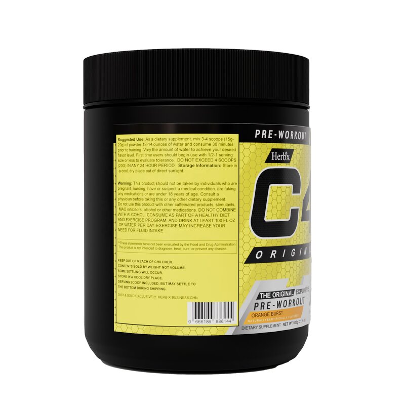 Pre-Workout Energy Powder - NSF Certified 180g Creatine Beta-Alanine Performance Blend
