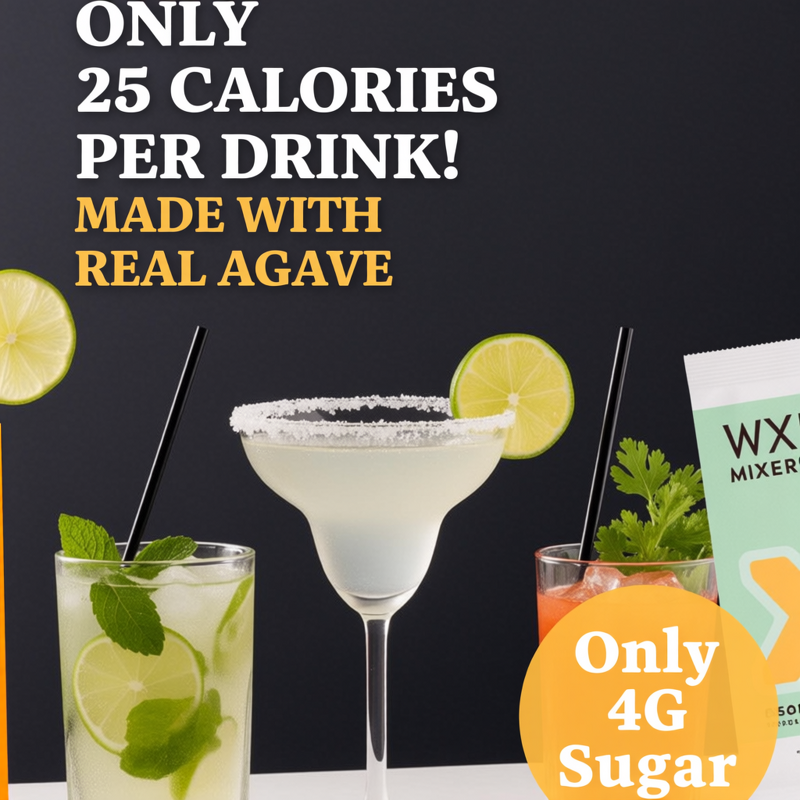 Cocktail Mixer Variety Pack - 12 Ct Mocktail Non Alcoholic Real Agave Drinks