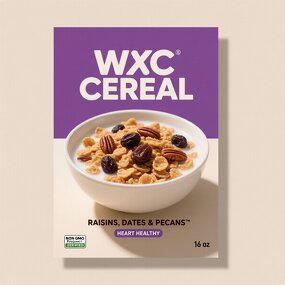 Raisin Date Pecan Cereal - Free Sample Granola Clusters Non-GMO High Fiber Breakfast