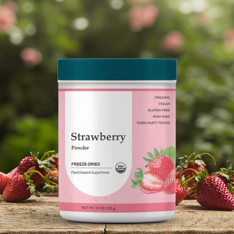 Freeze Dried Strawberry Powder - Wholesale High Quality Factory Supply Bulk Superfood