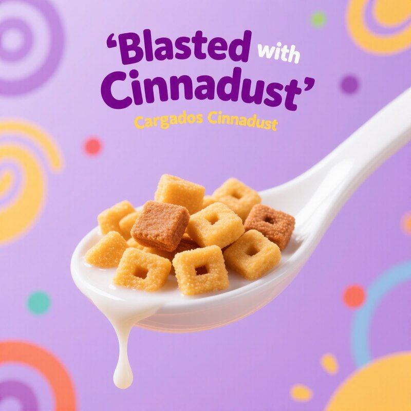 Cinnamon Toast Crunch Cups - Low MOQ 2oz 12 Pack Whole Grain On-the-Go Breakfast