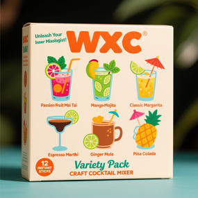 Cocktail Mixer Variety Pack - 12 Ct Mocktail Non Alcoholic Real Agave Drinks