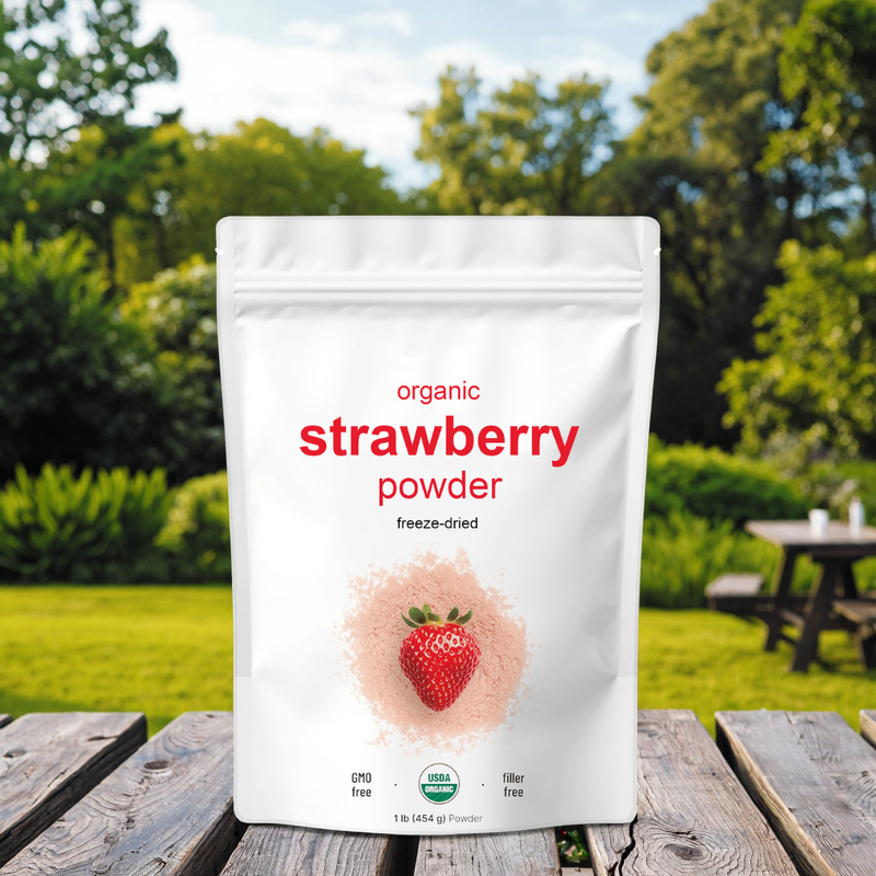 Freeze Dried Strawberry Powder - Wholesale High Quality Factory Supply Bulk Superfood