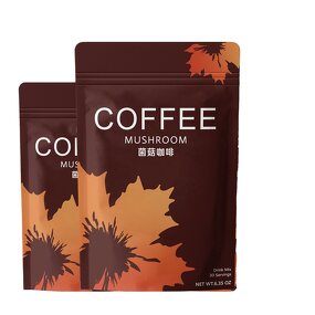 Mushroom Coffee Blend - 6.35oz Multiple Fungi Brain Focus Black Herbal Healthy Rise